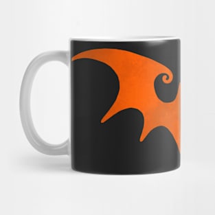 Spooky Pumpkin Orange Bat Mug